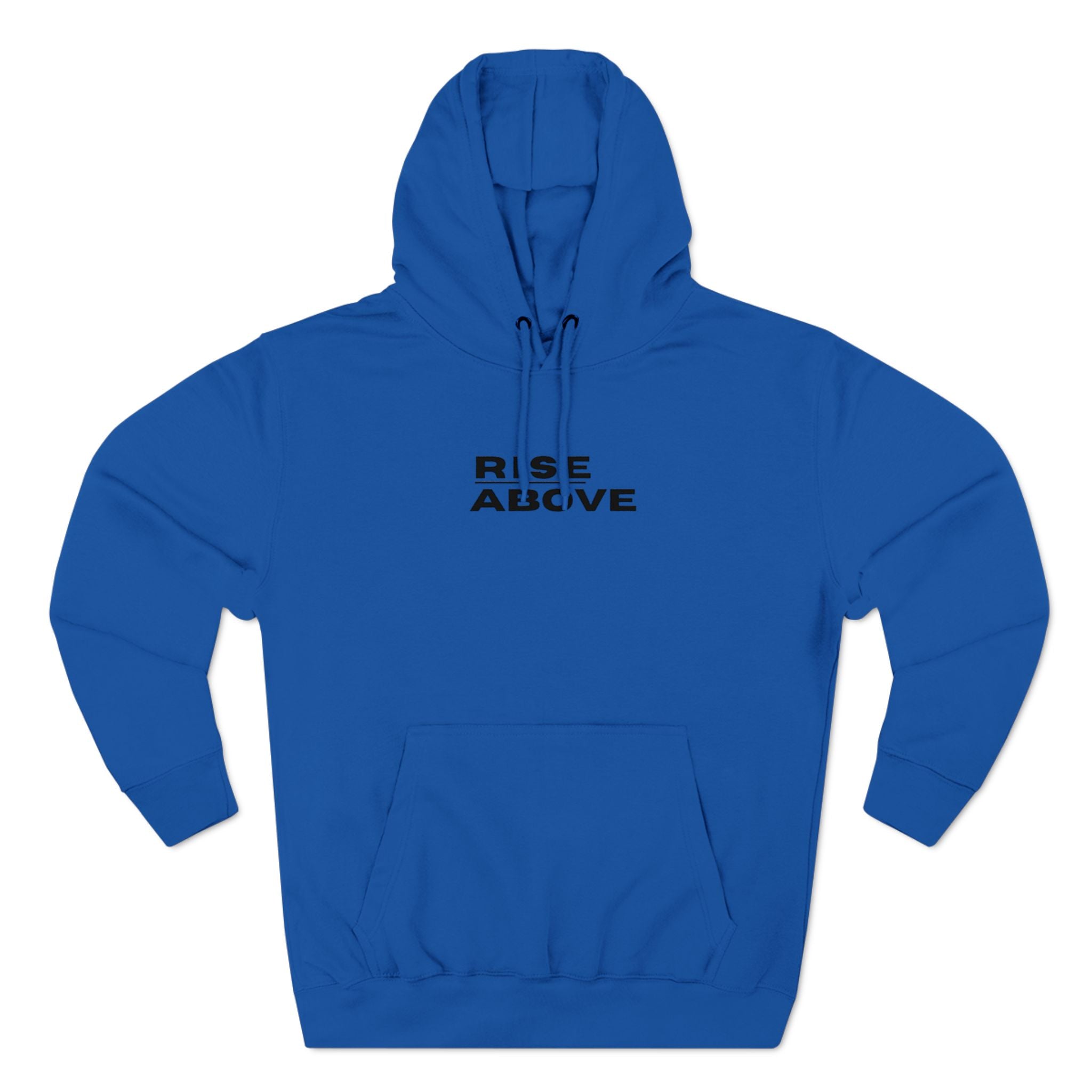 Fleece Hoodie - Rise Above Casual Athletic Sweatshirt